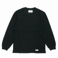 WACKO MARIA/THERMAL SHIRT（BLACK）［サーマル長袖-25秋冬］