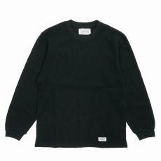 画像1: WACKO MARIA/THERMAL SHIRT（BLACK）［サーマル長袖-25秋冬］ (1)