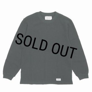 WACKO MARIA/THERMAL SHIRT（BLACK）［サーマル長袖-25秋冬］ - JONAS