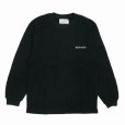 画像1: WACKO MARIA/THERMAL CREW NECK SHIRT（BLACK）［サーマル長袖-25秋冬］ (1)