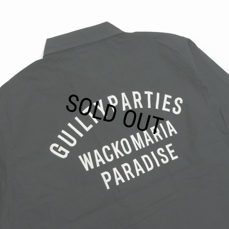WACKO MARIA/ARMY SHIRT（BLACK）［アーミーシャツ-25秋冬］ - JONAS