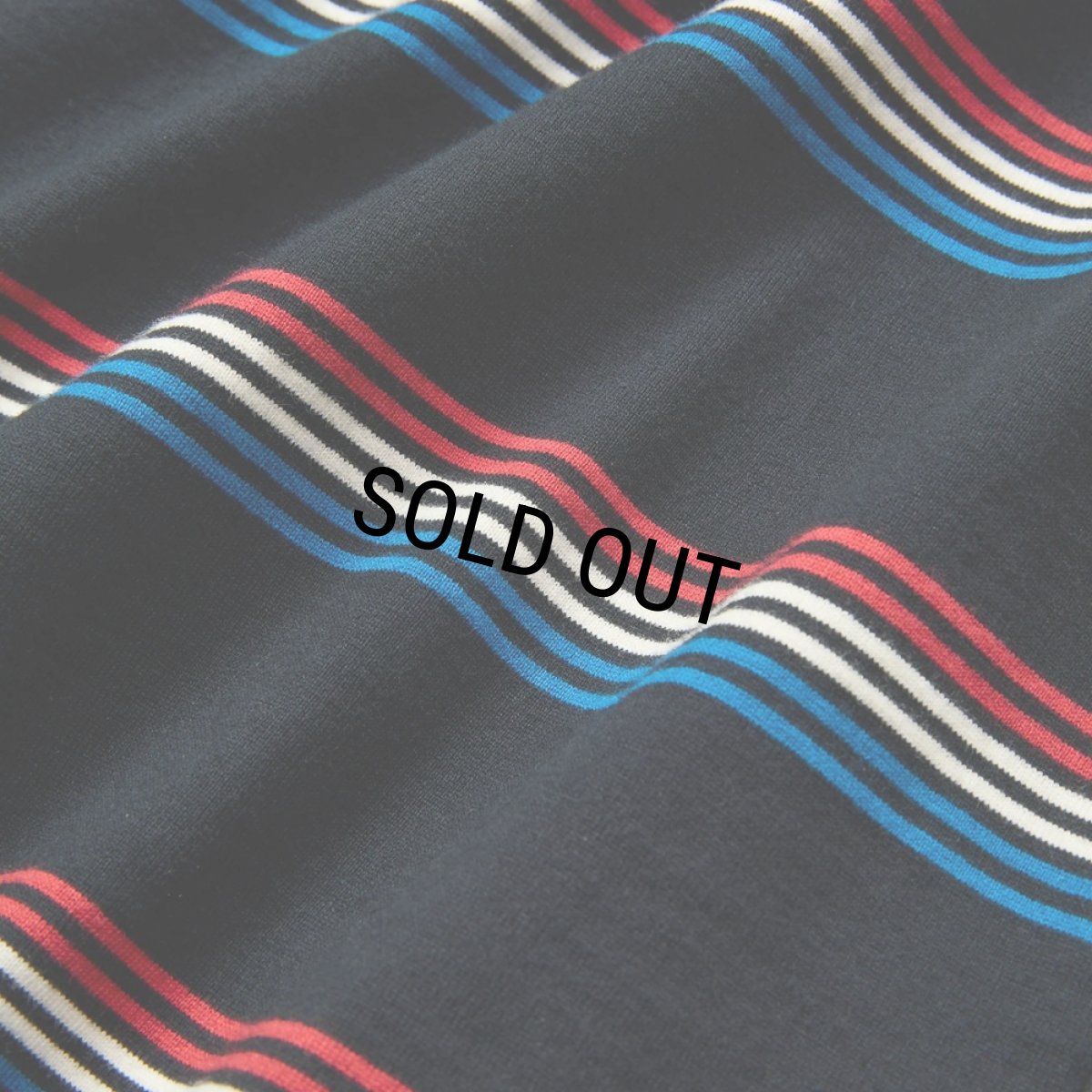 画像4: CALEE/HARLEY BORDER L/S CS（BLACK）［ハーレーボーダー長袖T-25秋冬］ (4)