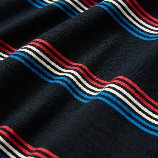 画像4: CALEE/HARLEY BORDER L/S CS（BLACK）［ハーレーボーダー長袖T-25秋冬］