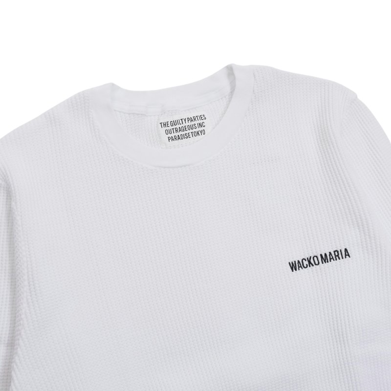 画像2: WACKO MARIA/THERMAL SHIRT（WHITE）［サーマル長袖-25秋冬］