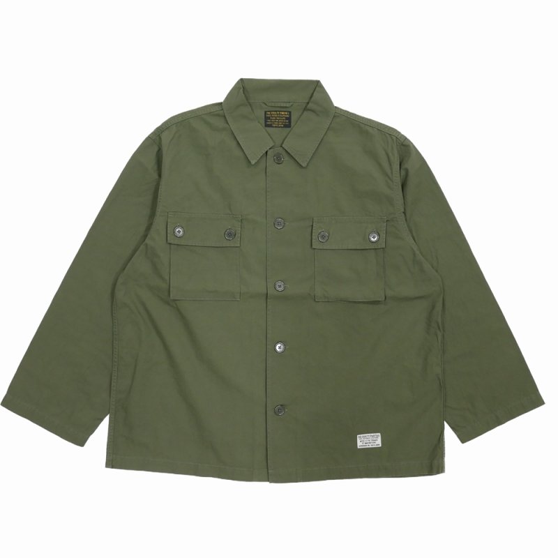 画像1: WACKO MARIA/ARMY SHIRT（KHAKI）［アーミーシャツ-25秋冬］
