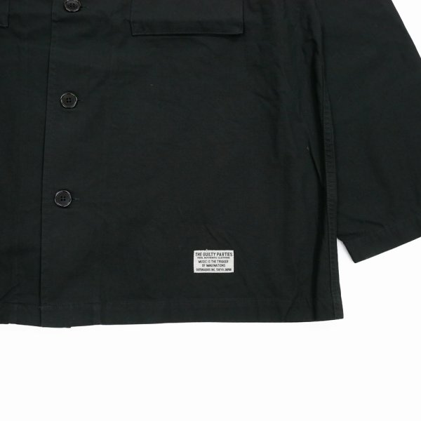 画像4: WACKO MARIA/ARMY SHIRT（BLACK）［アーミーシャツ-25秋冬］