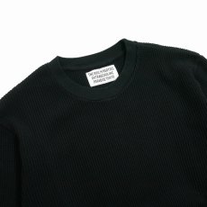 画像2: WACKO MARIA/THERMAL SHIRT（BLACK）［サーマル長袖-25秋冬］ (2)