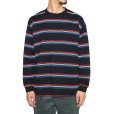 画像5: CALEE/HARLEY BORDER L/S CS（BLACK）［ハーレーボーダー長袖T-25秋冬］ (5)