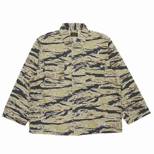 他の写真1: WACKO MARIA/TIGERCAMO ARMY SHIRT（BEIGE）［タイガーカモアーミーシャツ-25秋冬］