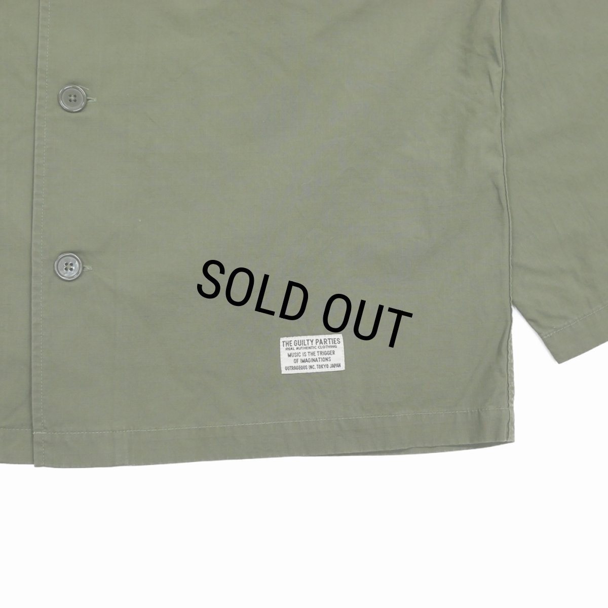 画像4: WACKO MARIA/ARMY SHIRT（KHAKI）［アーミーシャツ-25秋冬］ (4)