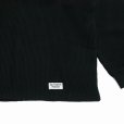 画像3: WACKO MARIA/THERMAL CREW NECK SHIRT（BLACK）［サーマル長袖-25秋冬］ (3)