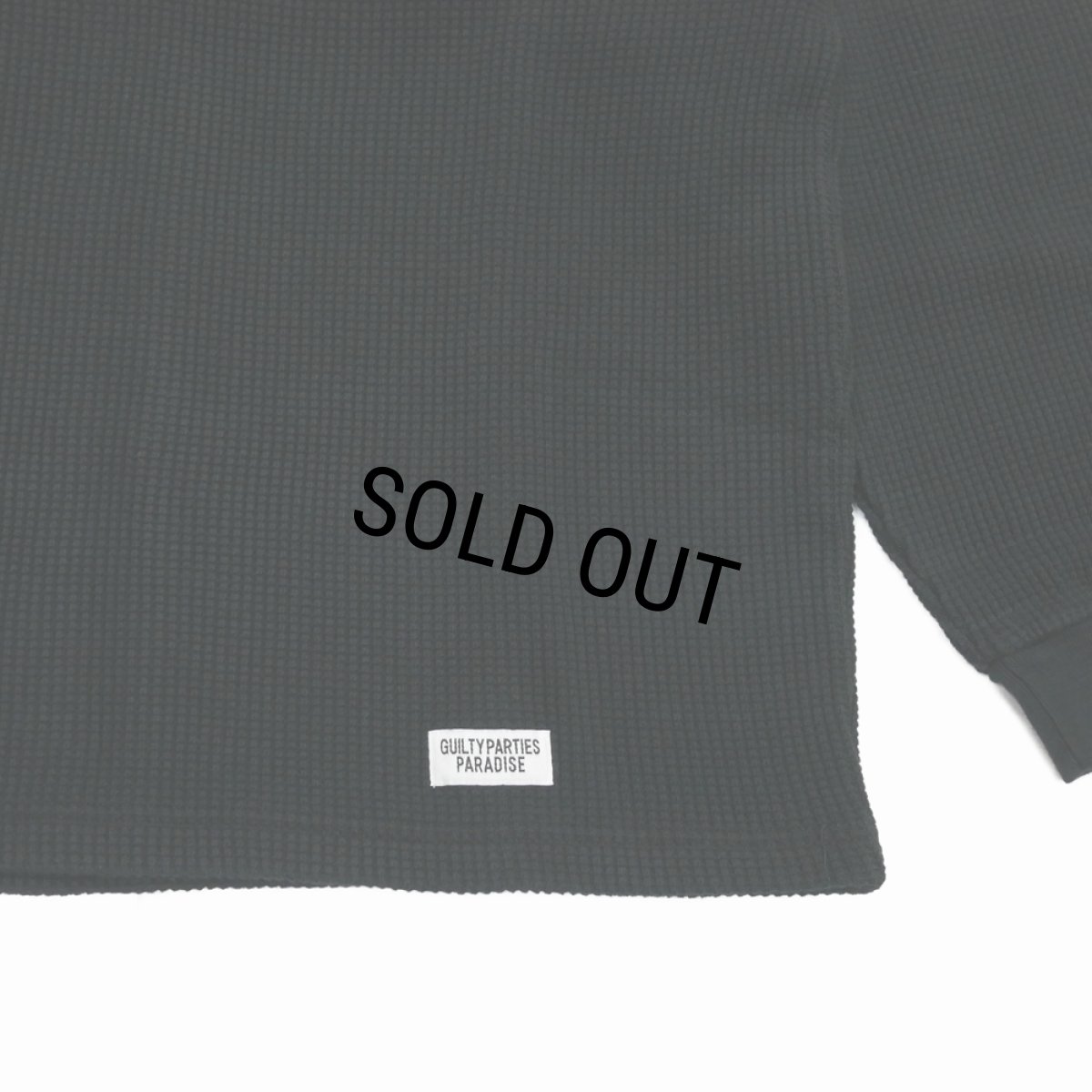 画像3: WACKO MARIA/THERMAL SHIRT（BLACK）［サーマル長袖-25秋冬］ (3)