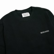 画像2: WACKO MARIA/THERMAL SHIRT（BLACK）［サーマル長袖-25秋冬］ (2)