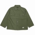 画像2: WACKO MARIA/ARMY SHIRT（KHAKI）［アーミーシャツ-25秋冬］ (2)
