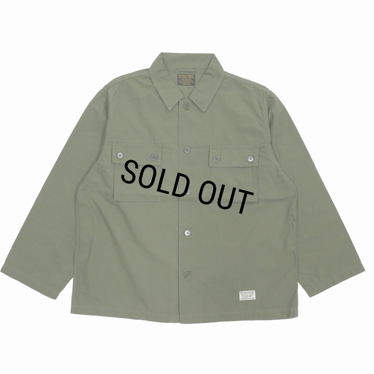画像2: WACKO MARIA/ARMY SHIRT（KHAKI）［アーミーシャツ-25秋冬］ (2)