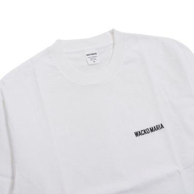 画像2: WACKO MARIA/WASHED HEAVY WEIGHT T-SHIRT（WHITE）［刺繍T-25秋冬］