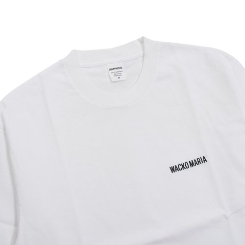他の写真2: WACKO MARIA/WASHED HEAVY WEIGHT T-SHIRT（WHITE）［刺繍T-25秋冬］