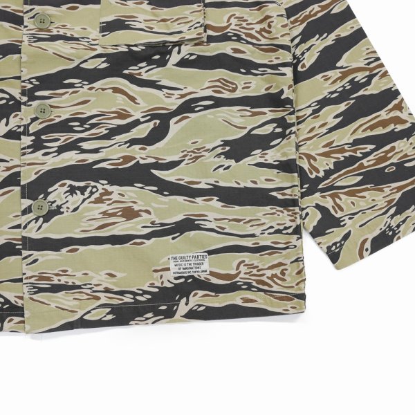 画像4: WACKO MARIA/TIGERCAMO ARMY SHIRT（BEIGE）［タイガーカモアーミーシャツ-25秋冬］