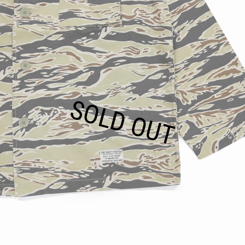 WACKO MARIA/TIGERCAMO ARMY SHIRT（BEIGE）［タイガーカモアーミー