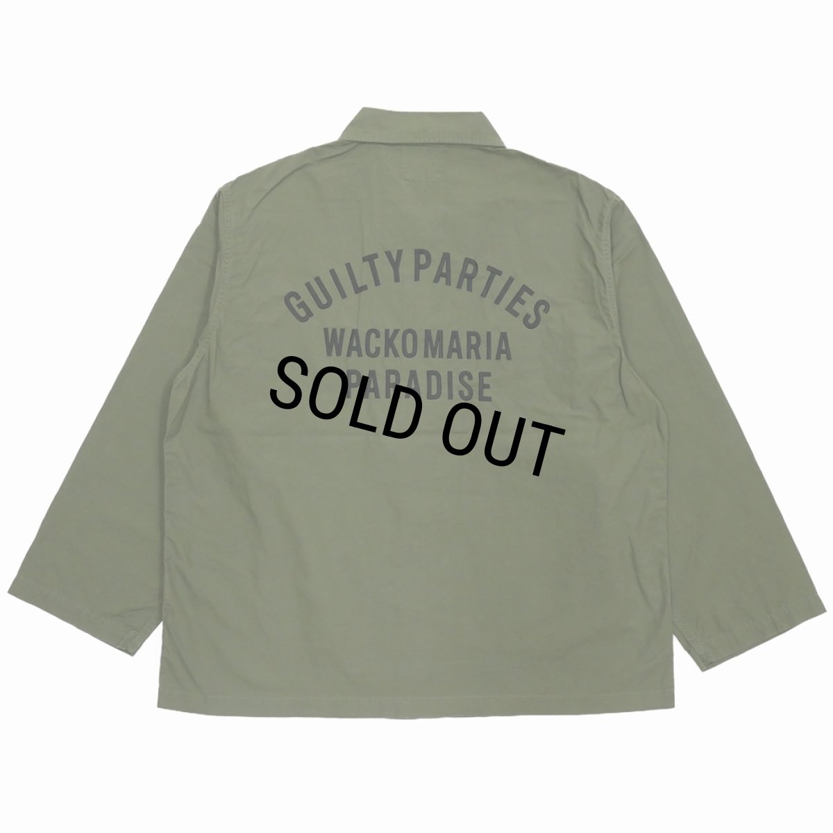 画像1: WACKO MARIA/ARMY SHIRT（KHAKI）［アーミーシャツ-25秋冬］ (1)
