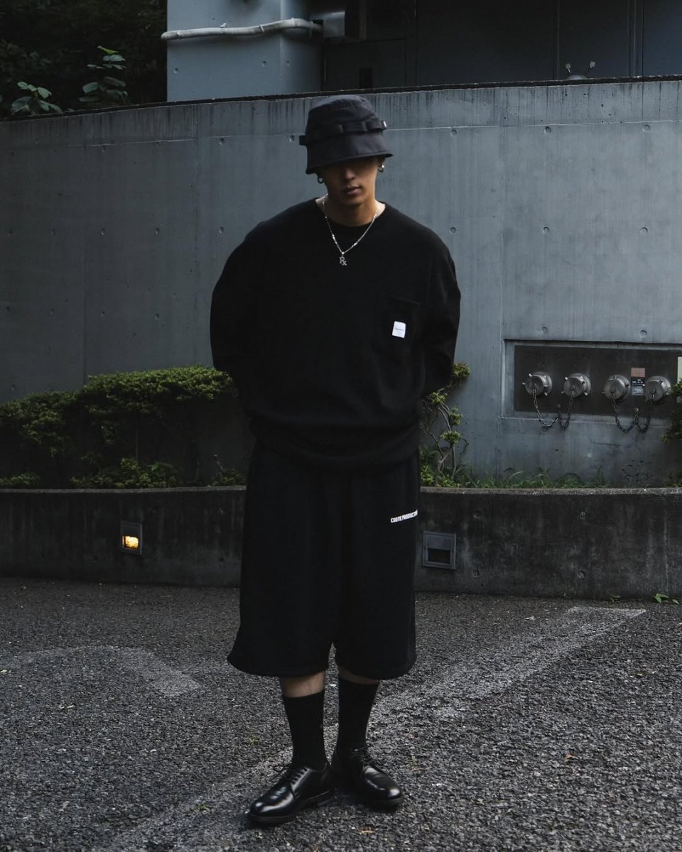 画像3: COOTIE PRODUCTIONS/Dry Tech Sweat Shorts（Black）［ドライテックスウェットショーツ-25秋冬］ (3)