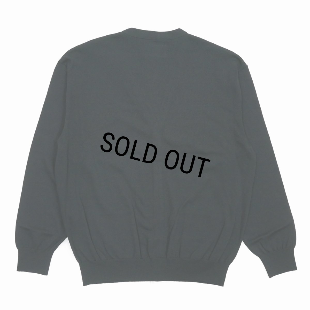 画像2: WACKO MARIA/COTTON KNIT CARDIGAN（BLACK）［コットンニットカーディガン-25秋冬］ (2)