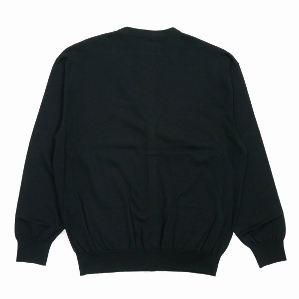 画像2: WACKO MARIA/COTTON KNIT CARDIGAN（BLACK）［コットンニットカーディガン-25秋冬］