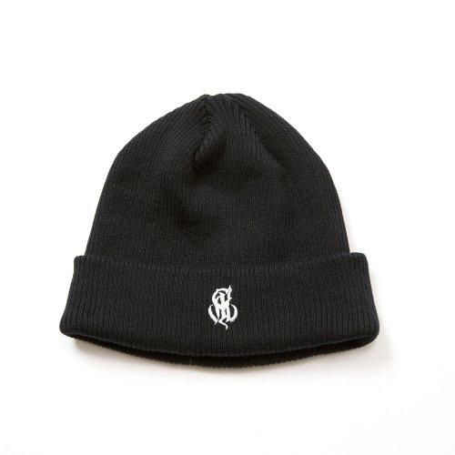 他の写真1: CALEE/CAL NT LOGO KNIT CAP（BLACK）［コットンニットキャップ-25秋冬］