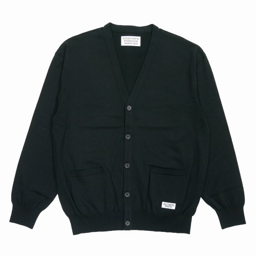 他の写真1: WACKO MARIA/COTTON KNIT CARDIGAN（BLACK）［コットンニットカーディガン-25秋冬］