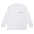 画像1: WACKO MARIA/WASHED HEAVY WEIGHT LONG SLEEVE T-SHIRT（WHITE）［刺繍長袖T-25秋冬］ (1)