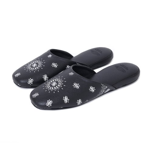 他の写真1: CHALLENGER/BANDANA SLIPPERS（BLACK）［バンダナスリッパ-25秋冬］