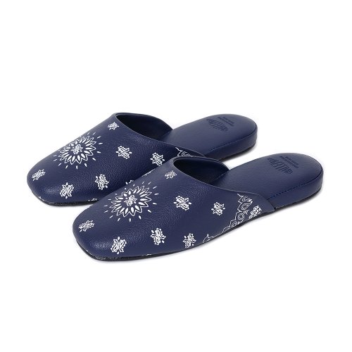他の写真1: CHALLENGER/BANDANA SLIPPERS（NAVY）［バンダナスリッパ-25秋冬］