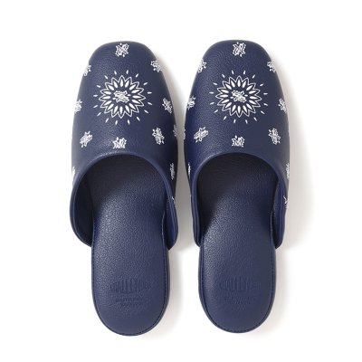 画像2: CHALLENGER/BANDANA SLIPPERS（NAVY）［バンダナスリッパ-25秋冬］