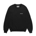 WACKO MARIA/HEAVY WEIGHT SWEAT SHIRT（BLACK）［クルーネックスウェット-25秋冬］