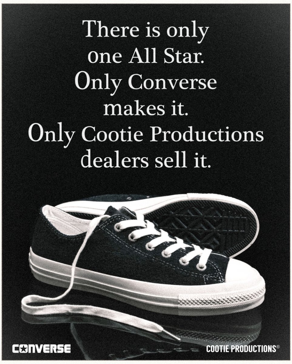 画像15: COOTIE PRODUCTIONS/SUEDE ALL STAR AGED OX（Cootie Productions）（Black）［スウェードオールスターエイジド OX-25春夏］ (15)