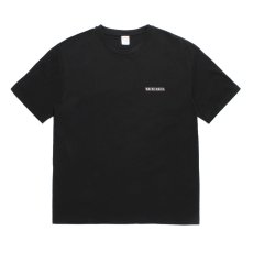 画像1: WACKO MARIA/WASHED HEAVY WEIGHT T-SHIRT（BLACK）［刺繍T-25秋冬］ (1)