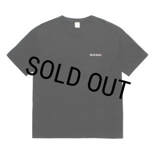 WACKO MARIA/WASHED HEAVY WEIGHT T-SHIRT（BLACK）［刺繍T-25