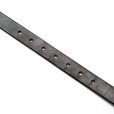 画像4: CALEE/STUDS LEATHER NARROW LONG BELT（BLACK）［スタッズレザーナローロングベルト-25秋冬］ (4)