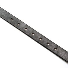 画像4: CALEE/STUDS LEATHER NARROW LONG BELT（BLACK）［スタッズレザーナローロングベルト-25秋冬］ (4)