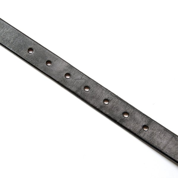 画像4: CALEE/STUDS LEATHER NARROW LONG BELT（BLACK）［スタッズレザーナローロングベルト-25秋冬］