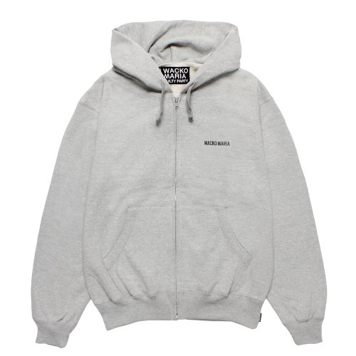 他の写真1: WACKO MARIA/HEAVY WEIGHT FULL ZIP HOODED SWEAT SHIRT（GRAY）［ジップアップパーカー-25秋冬］