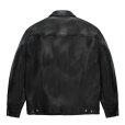 画像2: WACKO MARIA/LEATHER TRUCKER JACKET（BLACK）［レザートラッカーJKT-25秋冬］ (2)