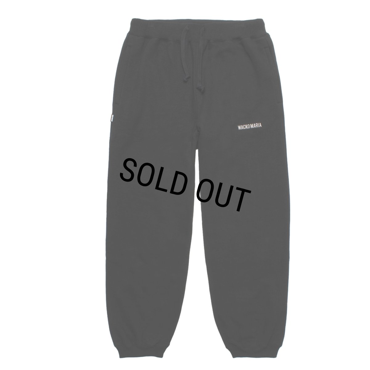 画像1: WACKO MARIA/HEAVY WEIGHT SWEAT PANTS（BLACK）［スウェットパンツ-25秋冬］ (1)