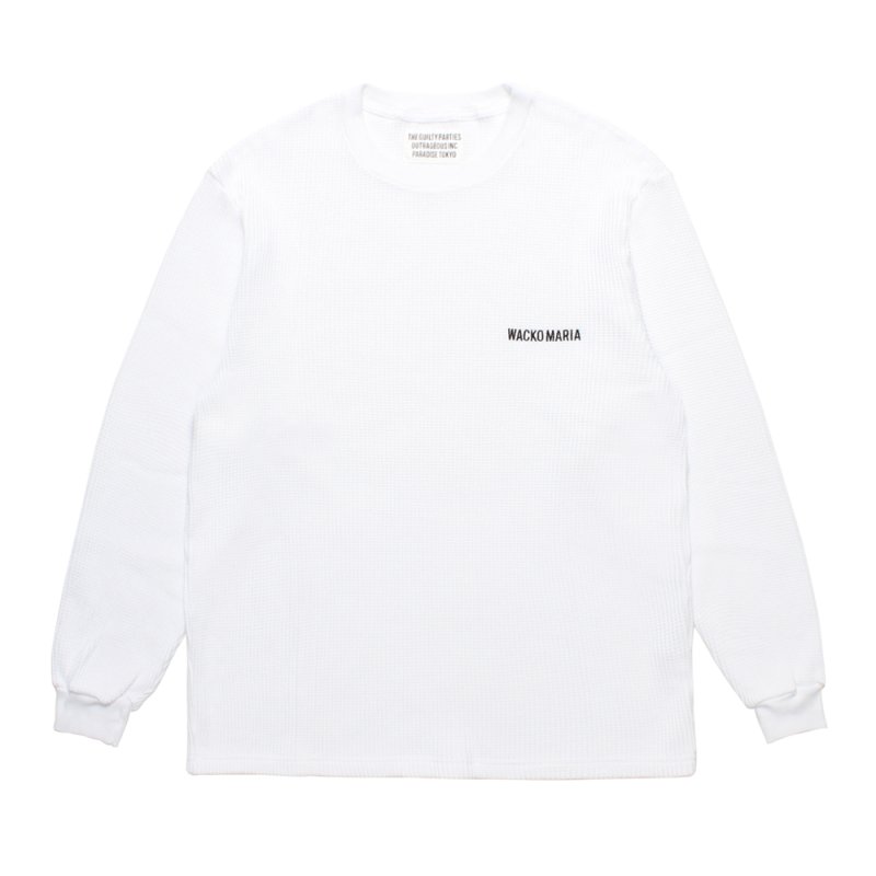 画像1: WACKO MARIA/THERMAL SHIRT（WHITE）［サーマル長袖-25秋冬］