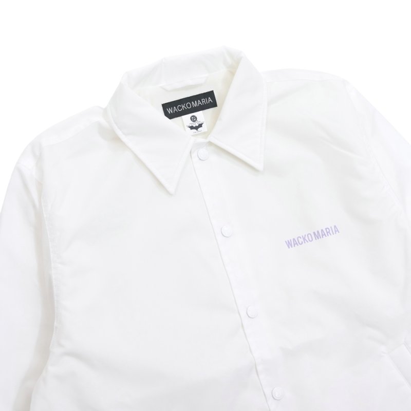 画像3: WACKO MARIA/THE DARK KNIGHT TRILOGY / COACH JACKET（WHITE）［コーチJKT-25秋冬］