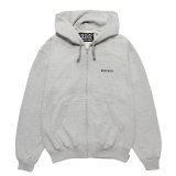 WACKO MARIA/HEAVY WEIGHT FULL ZIP HOODED SWEAT SHIRT（GRAY）［ジップアップパーカー-25秋冬］