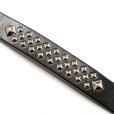 画像3: CALEE/STUDS LEATHER NARROW LONG BELT（BLACK）［スタッズレザーナローロングベルト-25秋冬］ (3)