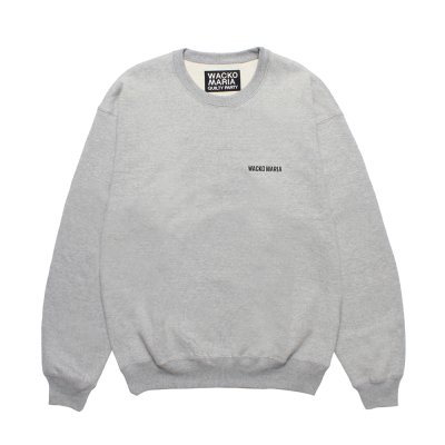 画像1: WACKO MARIA/HEAVY WEIGHT SWEAT SHIRT（GRAY）［クルーネックスウェット-25秋冬］