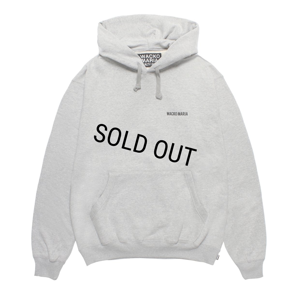画像1: WACKO MARIA/HEAVY WEIGHT HOODED SWEAT SHIRT（GRAY）［プルオーバーパーカー-25秋冬］ (1)