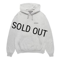 WACKO MARIA/HEAVY WEIGHT HOODED SWEAT SHIRT（GRAY）［プルオーバーパーカー-25秋冬］